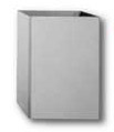 1012 waste receptacle, suspended 45,4 litres