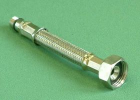 1305110100 Stainless steel flexible hose 120 mm M10x1 - 1/2"