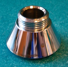 1753 0003 10 Chrome-plated cone