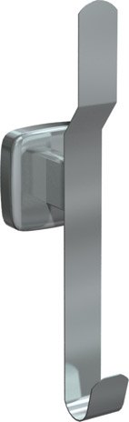 9014 hat and coat hook – satin finish