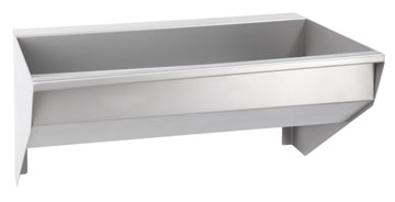 AUL 04 stainless steel wall mounted trough