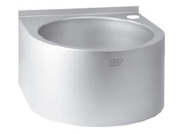 AUM 020 stainless steel round washbasin