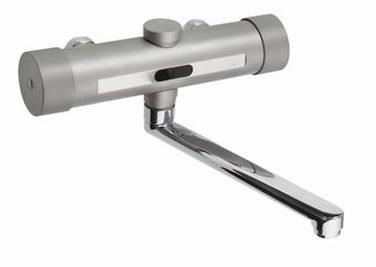 AUM 14 automatic stainless steel tap