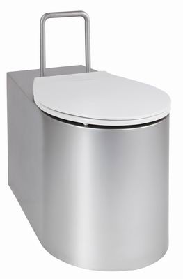 AUZ 02 INV stainless free-standing water closet for disabled people