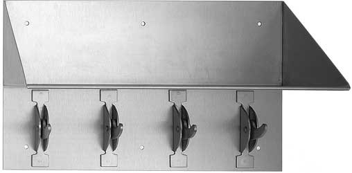 BSHP 02 Safety set clothes hooks / book shelf