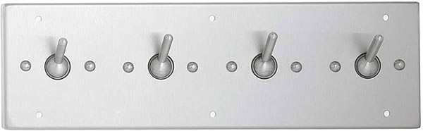 BSH 03 Safety set of 4 clothes hooks
