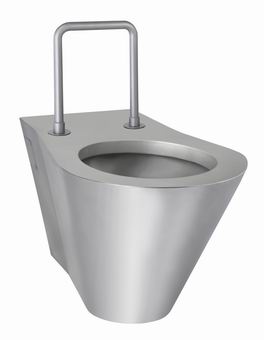 BSNZ 01 INV vandal-proof stainless steel wall-hung water closet for handicapped people