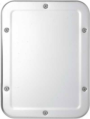 BSZ 04 Stainless steel safety mirror 305x405x6 mm