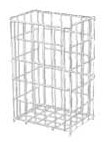 Z 103, Z 104 waste receptacle, wired, free standing, 540x340x260