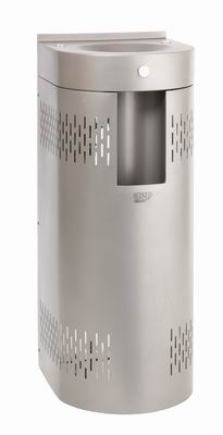 AFO 01.SCL drinking fountain with cooling and spout for filling bottles designed to stand and to be attached to wall