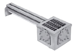 OZ 02 Stainless steel slot floor channels