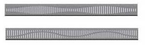 Figure - PZ 05 draining trough for cast floor with vertical outlet