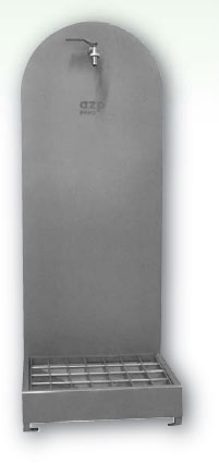 VLK 02 Stainless steel stand for water distribution with bucket sink