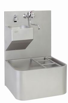VLU 01 bucket sink with automatic washbasin