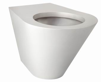 AUZ 03 stainless steel wall-mounted toilet