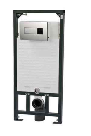 AUZ 5 - II Automatic flushing control for WC in chrome-plated cover, including the wall module 