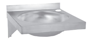 AUM 023 stainless washbasin with round inner sink