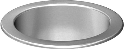 1013 circular counter top waste chute