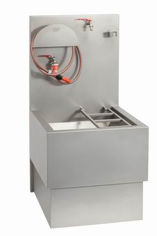 VLK 03 stainless bucket sink to discharge chemical WCs