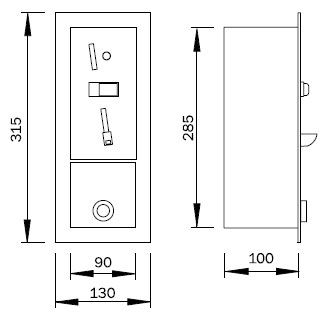 Figure - MAS 1 coin-operated control